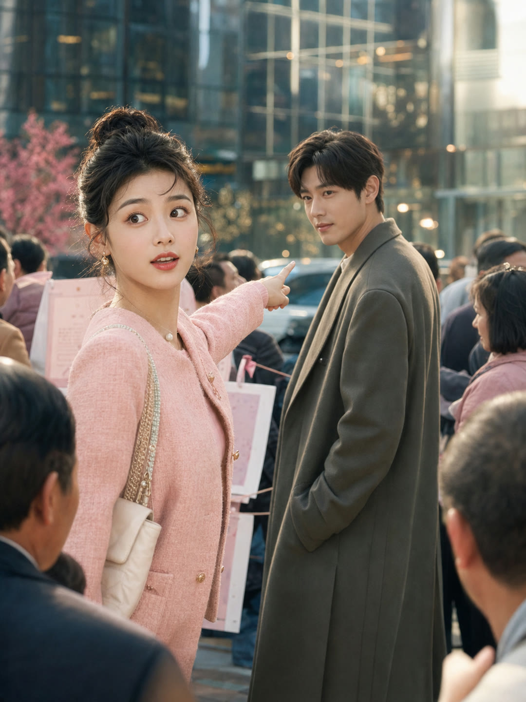 相亲角随手指了个首富